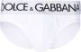 Dolce & Gabbana Slip met logoband Wit - Thumbnail 1