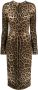 Dolce & Gabbana Jurk met luipaardprint Bruin - Thumbnail 1