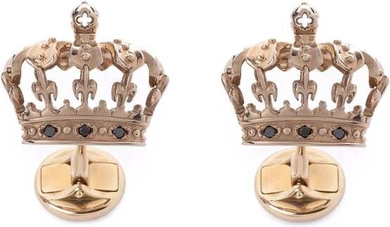 Dolce & Gabbana Manchetknopen met edelsteen Goud