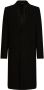 Dolce & Gabbana Wollen mantel met enkele rij knopen Zwart - Thumbnail 1
