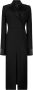 Dolce & Gabbana Midi-jurk met dubbele rij knopen Zwart - Thumbnail 1