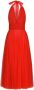 Dolce & Gabbana Midi-jurk met halternek Rood - Thumbnail 1