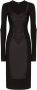 Dolce & Gabbana Midi-jurk met pailletten Zwart - Thumbnail 1