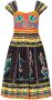 Dolce & Gabbana Midi-jurk met print Zwart - Thumbnail 1
