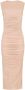 Dolce & Gabbana Midi-jurk met ruches Beige - Thumbnail 1