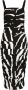 Dolce & Gabbana Midi-jurk met zebraprint Zwart - Thumbnail 1