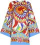 Dolce & Gabbana Mini-jurk met grafische print Rood - Thumbnail 1