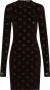 Dolce & Gabbana Mini-jurk met jacquard Zwart - Thumbnail 1