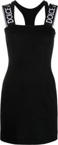 Dolce & Gabbana Mini-jurk met logoband Zwart