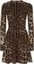 Dolce & Gabbana Mini-jurk met luipaardprint Bruin - Thumbnail 1