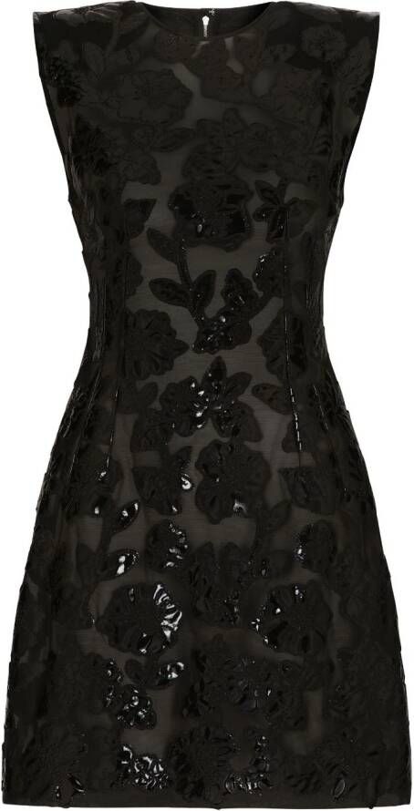 Dolce & Gabbana Mini-jurk met pailletten Zwart