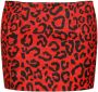 Dolce & Gabbana Mini-rok met luipaardprint Rood - Thumbnail 1
