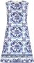 Dolce & Gabbana Mini-jurk met brokaat met print Blauw - Thumbnail 1