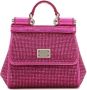 Dolce & Gabbana Tas verfraaid met stras Roze - Thumbnail 1