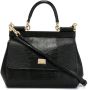 Dolce & Gabbana Medium Sicily schoudertas Zwart - Thumbnail 1
