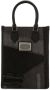 Dolce & Gabbana Mini-tas met logoplakkaat Zwart - Thumbnail 1