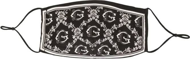 Dolce & Gabbana Mondkapje met monogramprint Zwart