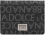 Dolce & Gabbana Pasjeshouder met monogram jacquard Zwart - Thumbnail 1
