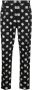 Dolce & Gabbana Broek met monogramprint Zwart - Thumbnail 1