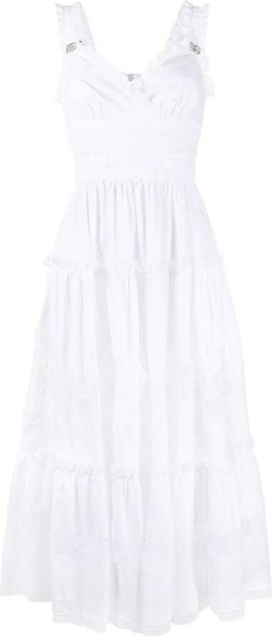 Dolce & Gabbana Mouwloze jurk Wit