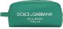 Dolce & Gabbana Toilettas met logoprint Groen - Thumbnail 1