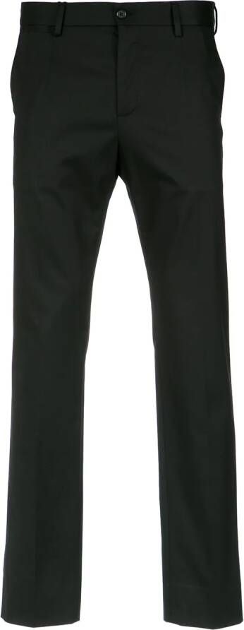 Dolce & Gabbana Mid waist pantalon Zwart