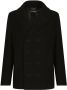 Dolce & Gabbana Sailorjas met dubbele rij knopen en logo label Zwart - Thumbnail 1