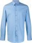 Dolce & Gabbana Overhemd met lange mouwen heren katoen 39 Blauw - Thumbnail 1