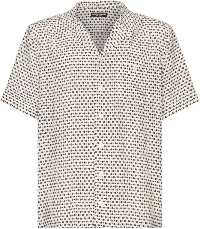 Dolce & Gabbana Overhemd met print Wit
