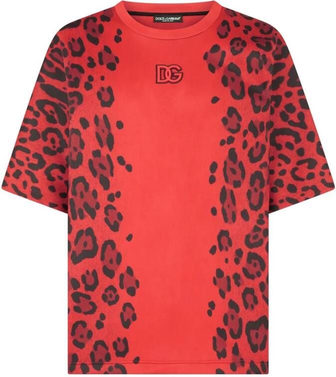 Dolce & Gabbana Oversized T-shirt Rood