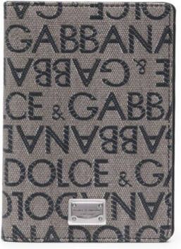 Dolce & Gabbana Pasjeshouder met logo Bruin