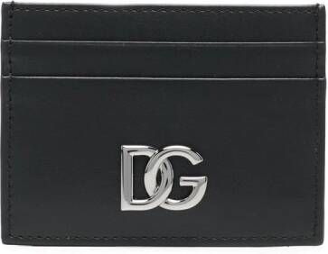 Dolce & Gabbana Pasjeshouder met logoplakkaat Zwart