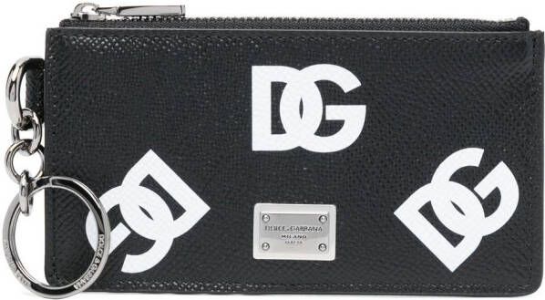 Dolce & Gabbana Pasjeshouder met logoprint Zwart