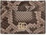 Dolce & Gabbana Pasjeshouder met slangenleerprint Beige - Thumbnail 1