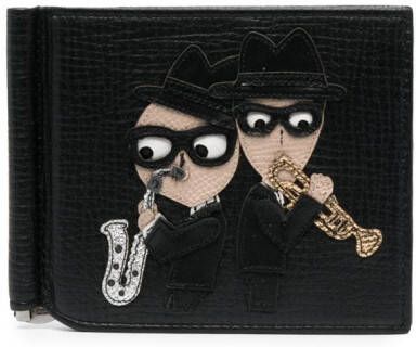 Dolce & Gabbana Leren portemonnee Zwart