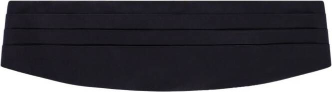 Dolce & Gabbana Geplooide cummerbund Zwart