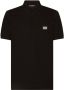 Dolce & Gabbana Piqué poloshirt met logolabel Zwart - Thumbnail 1