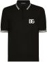 Dolce & Gabbana Poloshirt met logostreep Zwart - Thumbnail 1