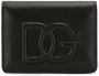 Dolce & Gabbana Leren portemonnee met DG-logo Zwart - Thumbnail 1