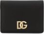 Dolce & Gabbana Leren portemonnee met DG-logo Zwart - Thumbnail 1