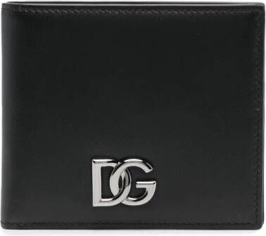 Dolce & Gabbana Portemonnee met logoplakkaat Zwart