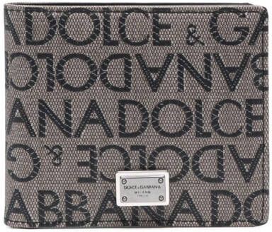 Dolce & Gabbana Portemonnee met logoprint Bruin