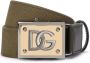 Dolce & Gabbana Riem met logoplakkaat Groen - Thumbnail 1