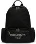 Dolce & Gabbana Rugzak met logoprint en rits Zwart - Thumbnail 1