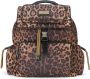 Dolce & Gabbana Rugzak met luipaardprint heren kalfsleer Polyesterkalfsleer Polyester Eén Bruin - Thumbnail 1