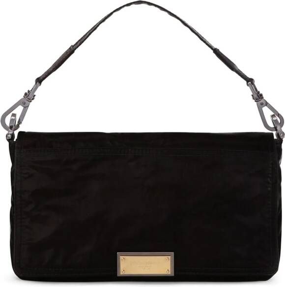 Dolce & Gabbana Schoudertas met logoplakkaat Zwart
