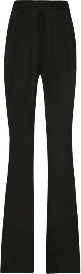 Dolce & Gabbana Semi-doorzichtige broek Zwart