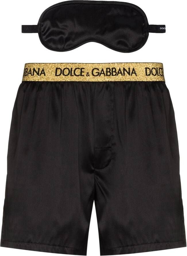 Dolce & Gabbana Satijnen slip Zwart