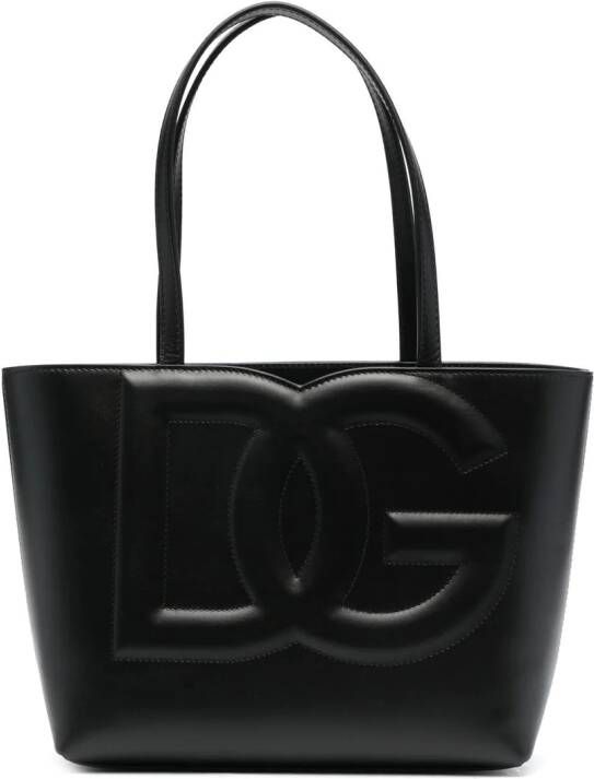 Dolce & Gabbana Shopper met logo Zwart