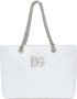 Dolce & Gabbana Shopper met logoplakkaat Wit - Thumbnail 1